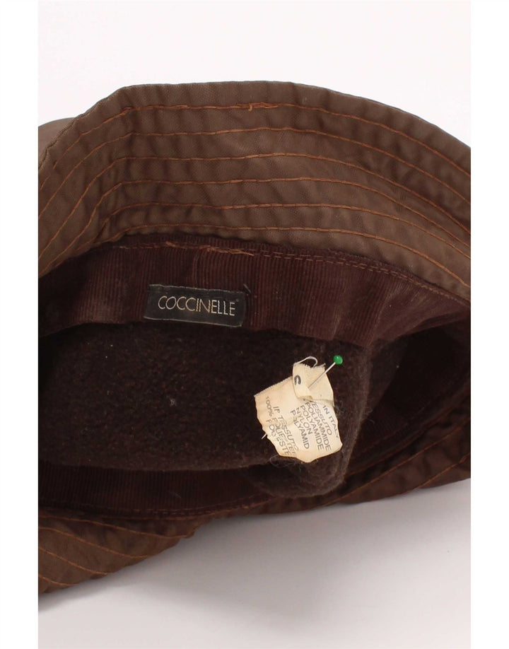 Coccinelle Damen Fischerhut, klein, braun, Polyester