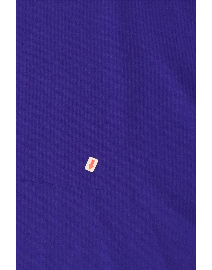 Nike Herren Dri Fit T-Shirt-Oberteil Mittelblaues Colourblock-Polyester