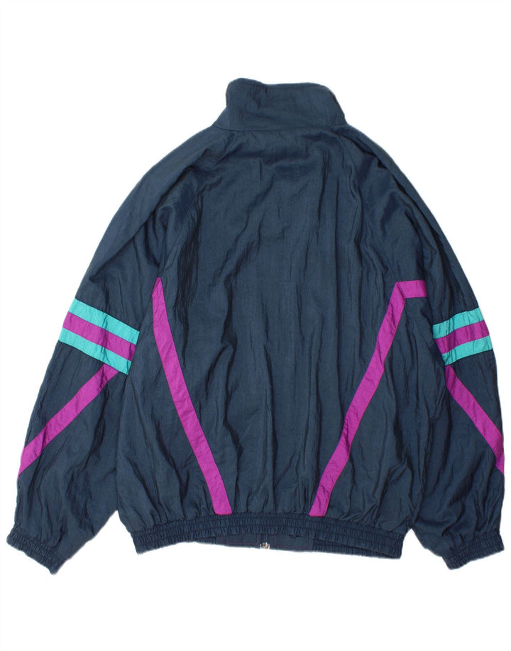 Killtec Herren-Trainingsanzug-Top-Jacke, UK 38, mittleres Marineblau, Farbblock