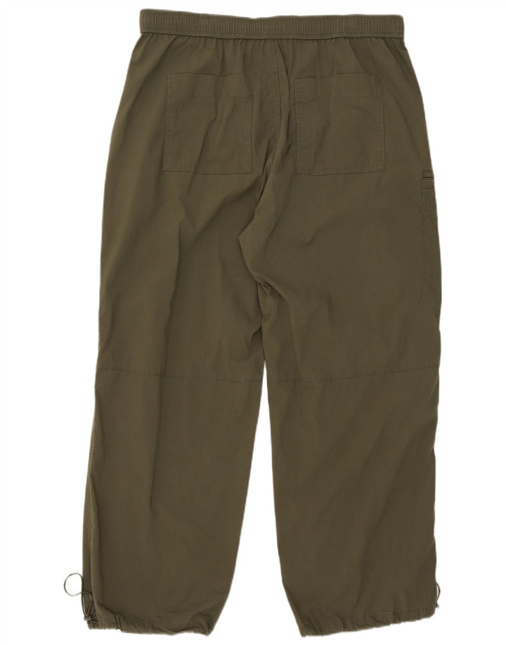 Marks & Spencer Herren-Cargohose, gerade, Größe L, W36, L28, Khaki, Baumwolle
