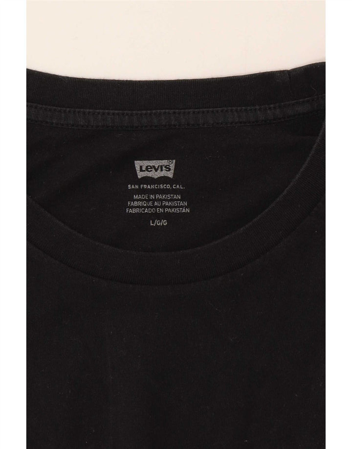 Levi's Herren T-Shirt Top Large Schwarz