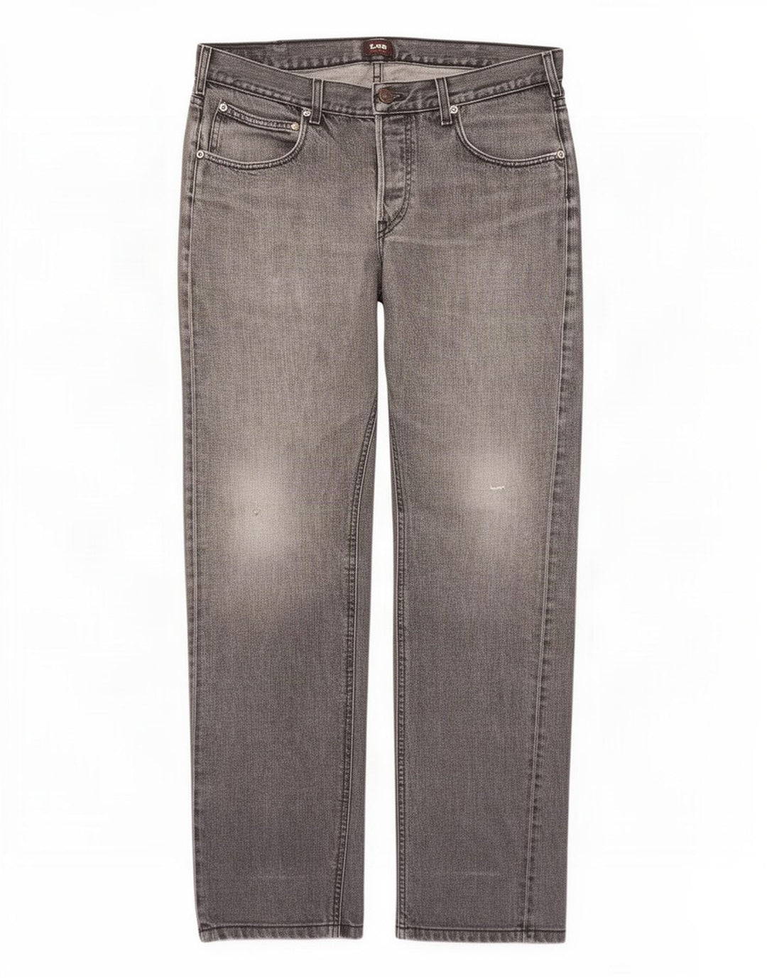 Lee Herren Blake Straight Jeans W34 L32 Graue Baumwolle