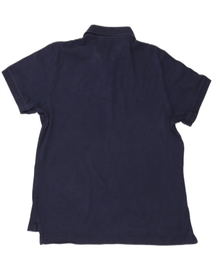 CHAPS Herren-Poloshirt mit individueller Passform, mittleres Marineblau