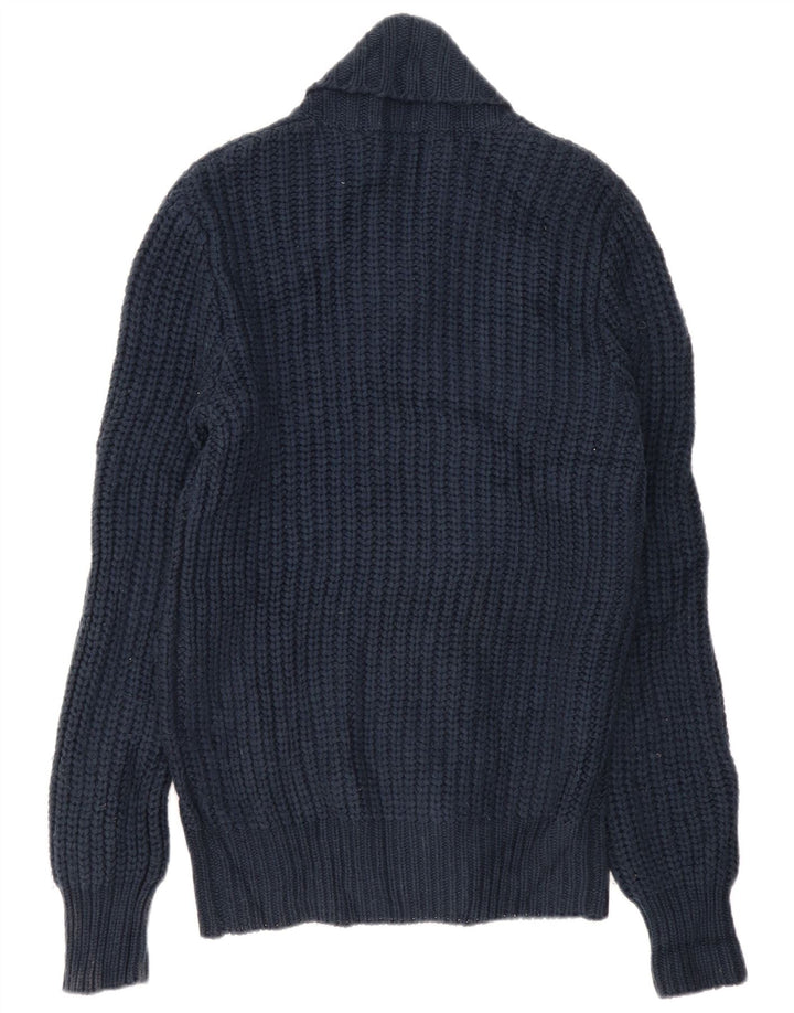 Rifle Herren-Strickjacke, groß, Marineblau, Acryl