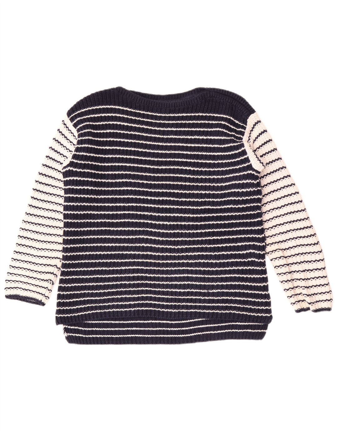 Marks & Spencer Damen-Pullover mit U-Boot-Ausschnitt, Gr. 14, mittleres Marineblau