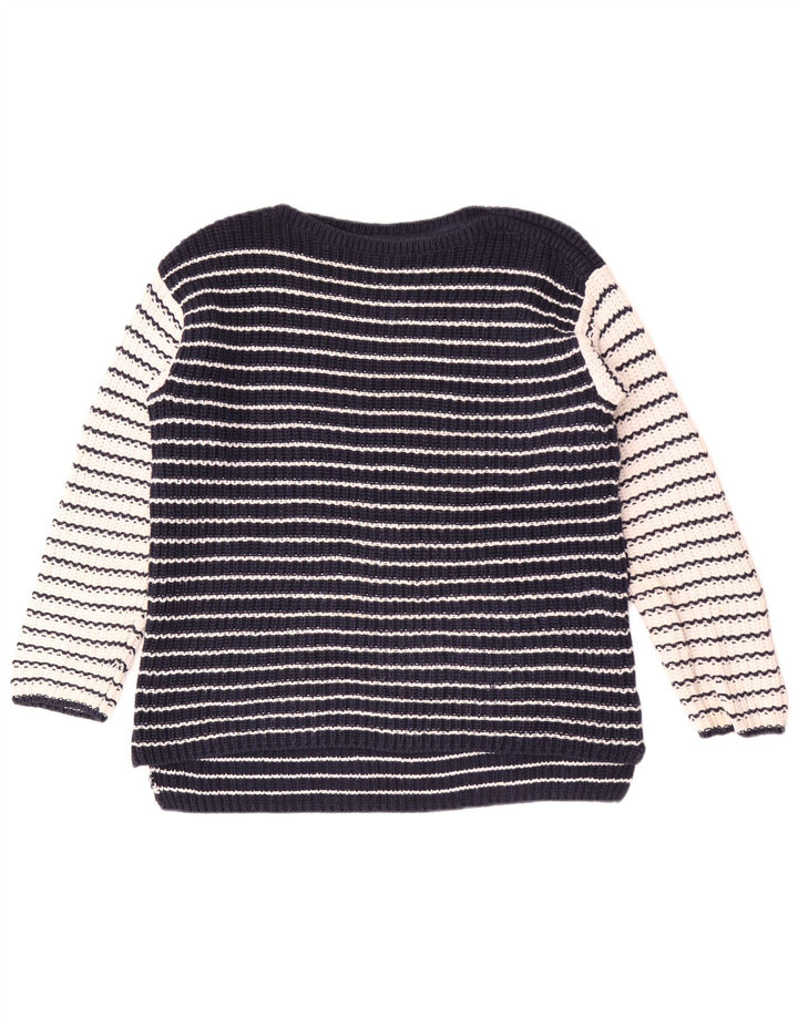 Marks & Spencer Damen-Pullover mit U-Boot-Ausschnitt, Gr. 14, mittleres Marineblau
