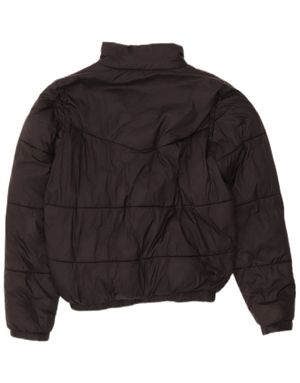 KAPPA Damen Wattierte Jacke UK 14 Medium Schwarz