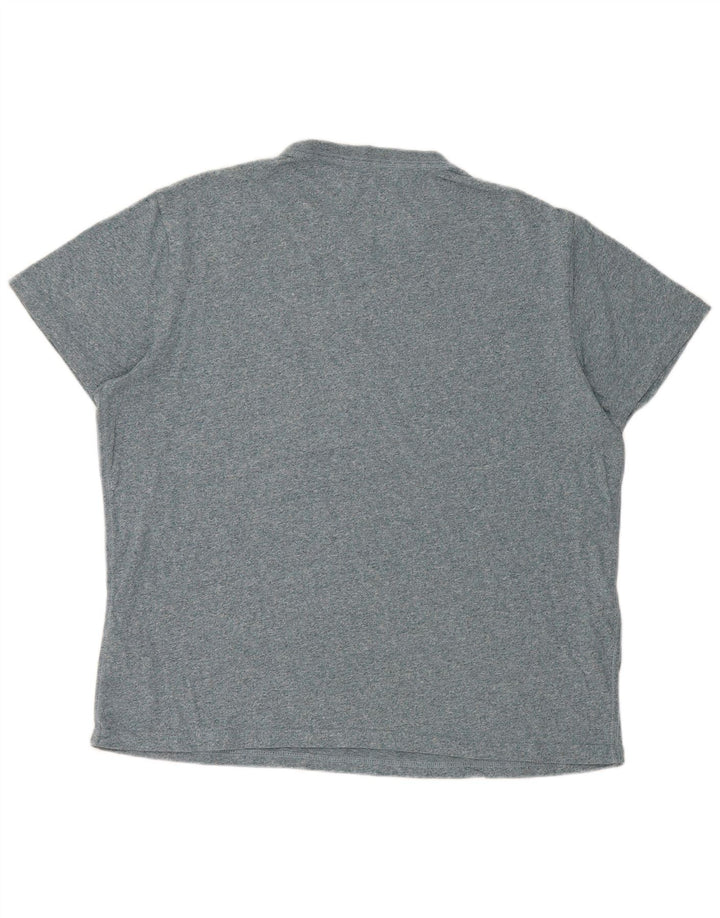 Joules Herren T-Shirt Top XL Blau meliert Baumwolle
