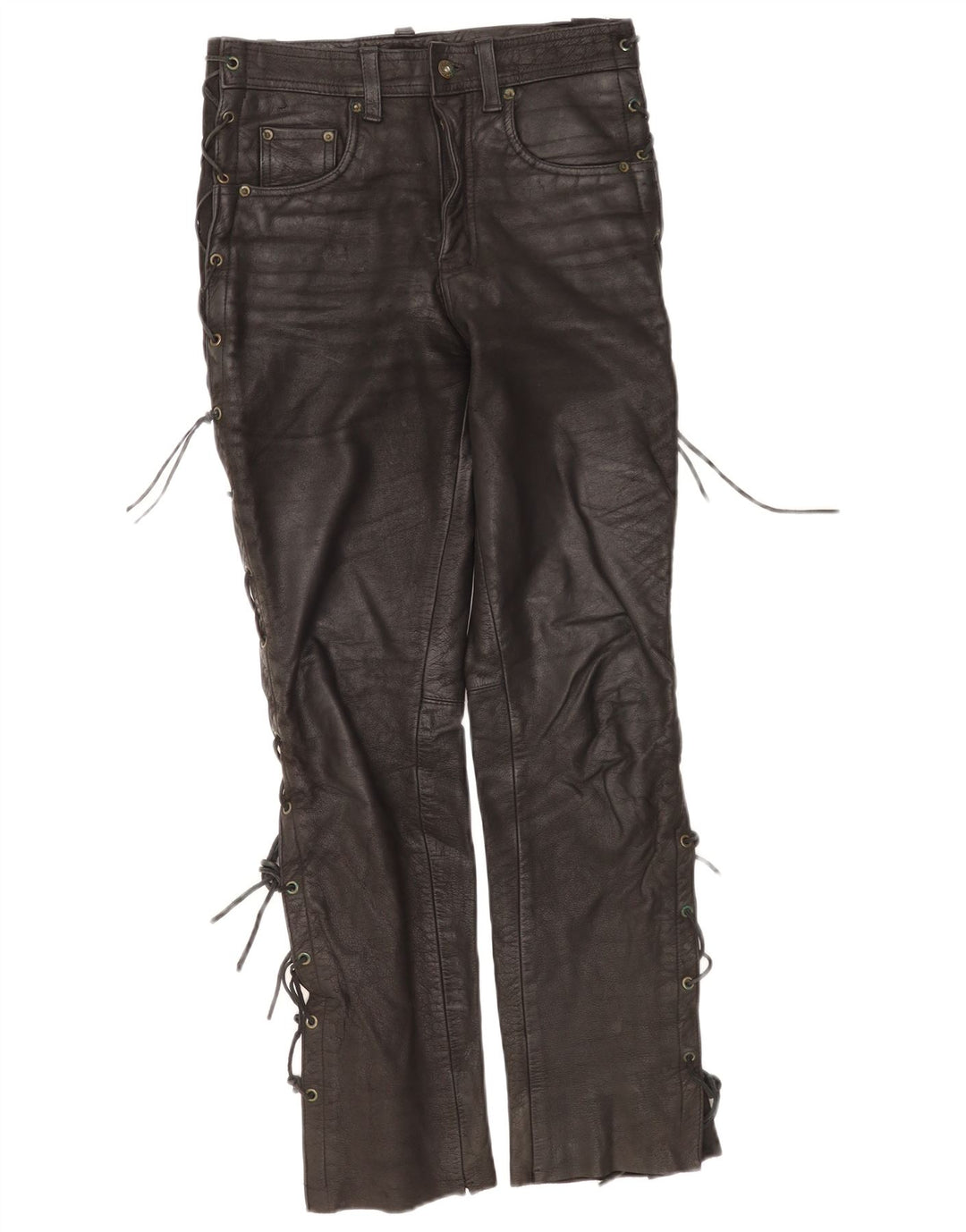 Modeka Damen Lederhose W28 L30 Schwarzes Leder