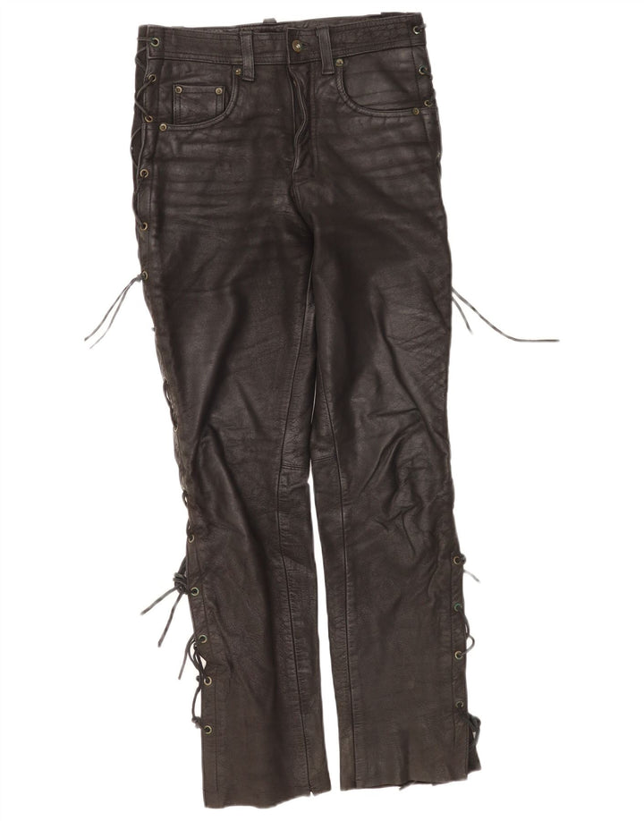 Modeka Damen Lederhose W28 L30 Schwarzes Leder