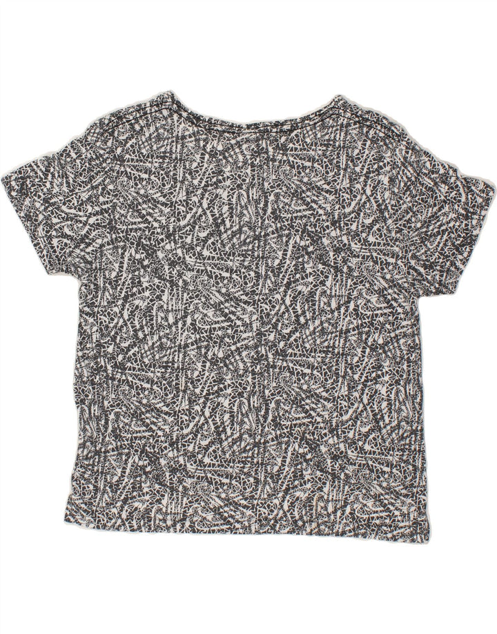 NIKE Womens Oversized Graphic T-Shirt Top UK 10 Small Black Geometric Vintage Nike and Second-Hand Nike from Messina Hembry 