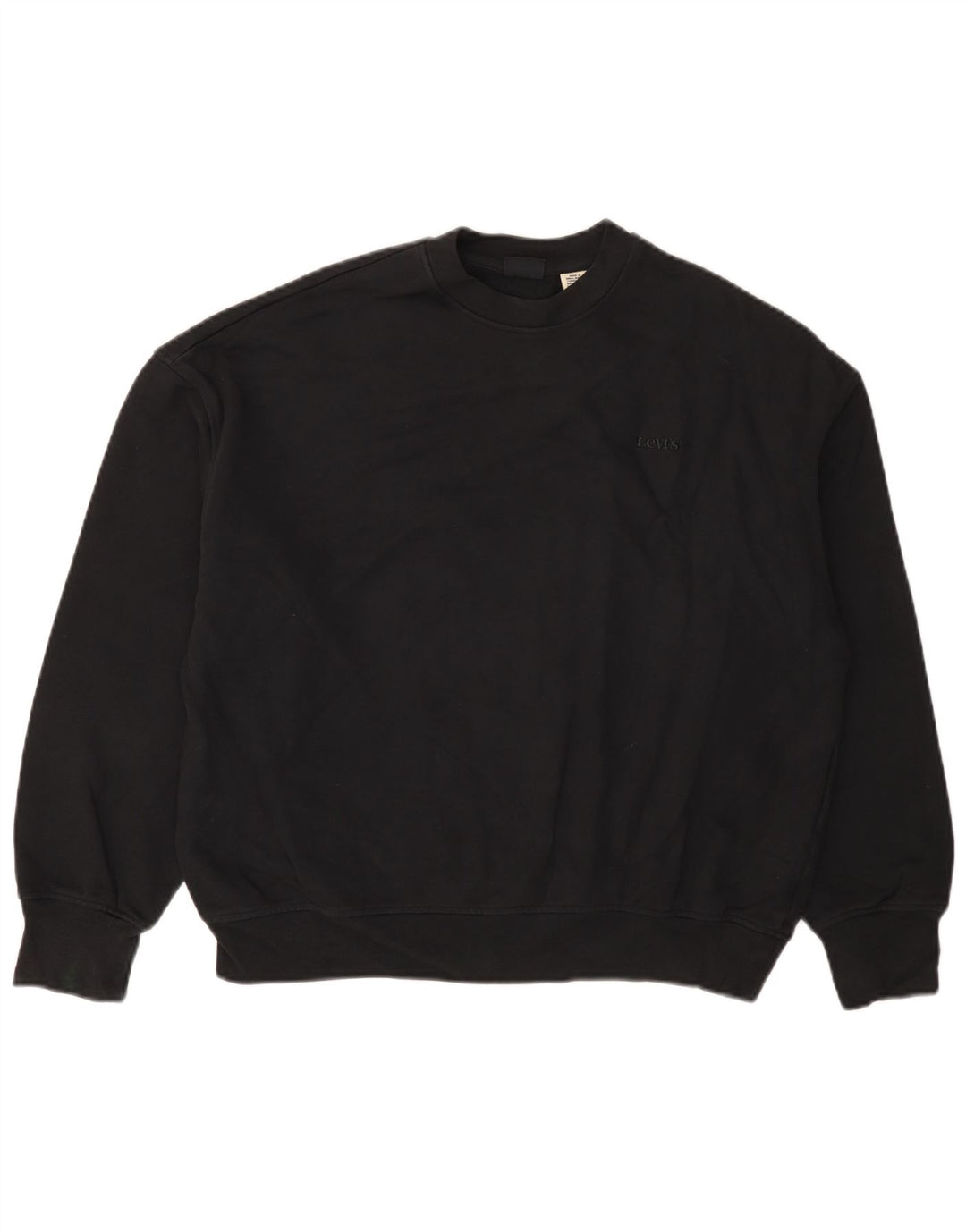 Levi's Damen-Sweatshirt in Übergröße, Größe UK 6, XS, Schwarz, Baumwolle