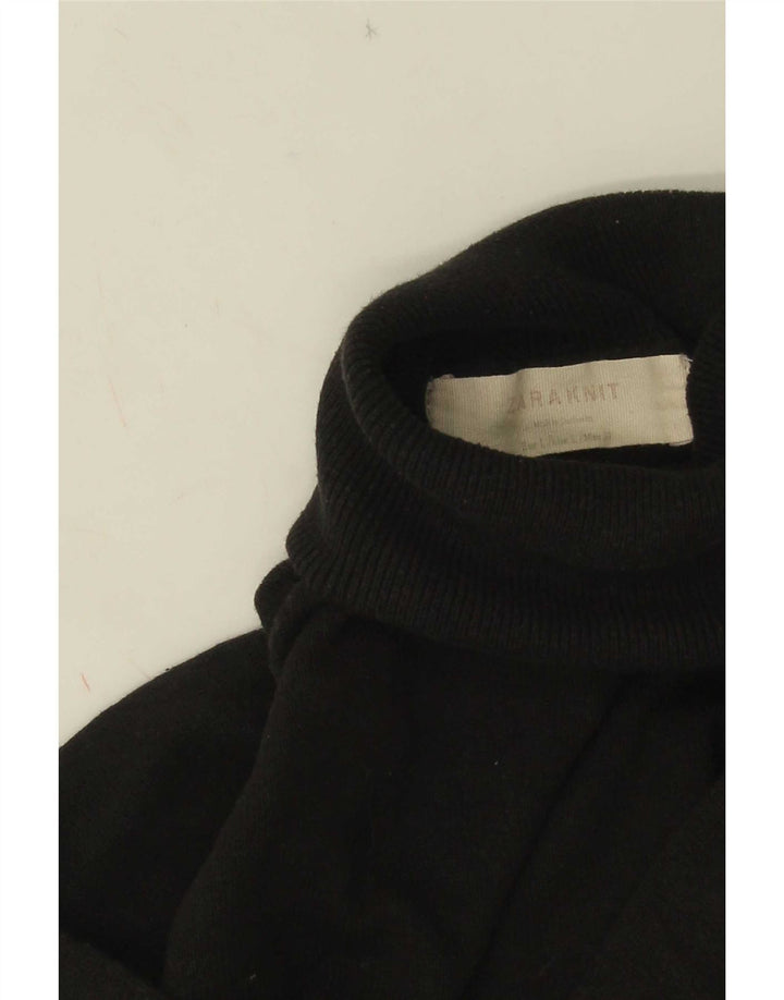 Rollkragenpullover für Damen von Zara, Gr. 14, Schwarz