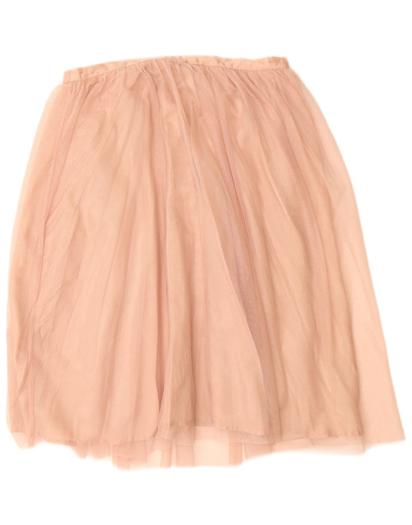ZARA Damen Tutu-Rock mit hoher Taille, Größe L, W30, Rosa