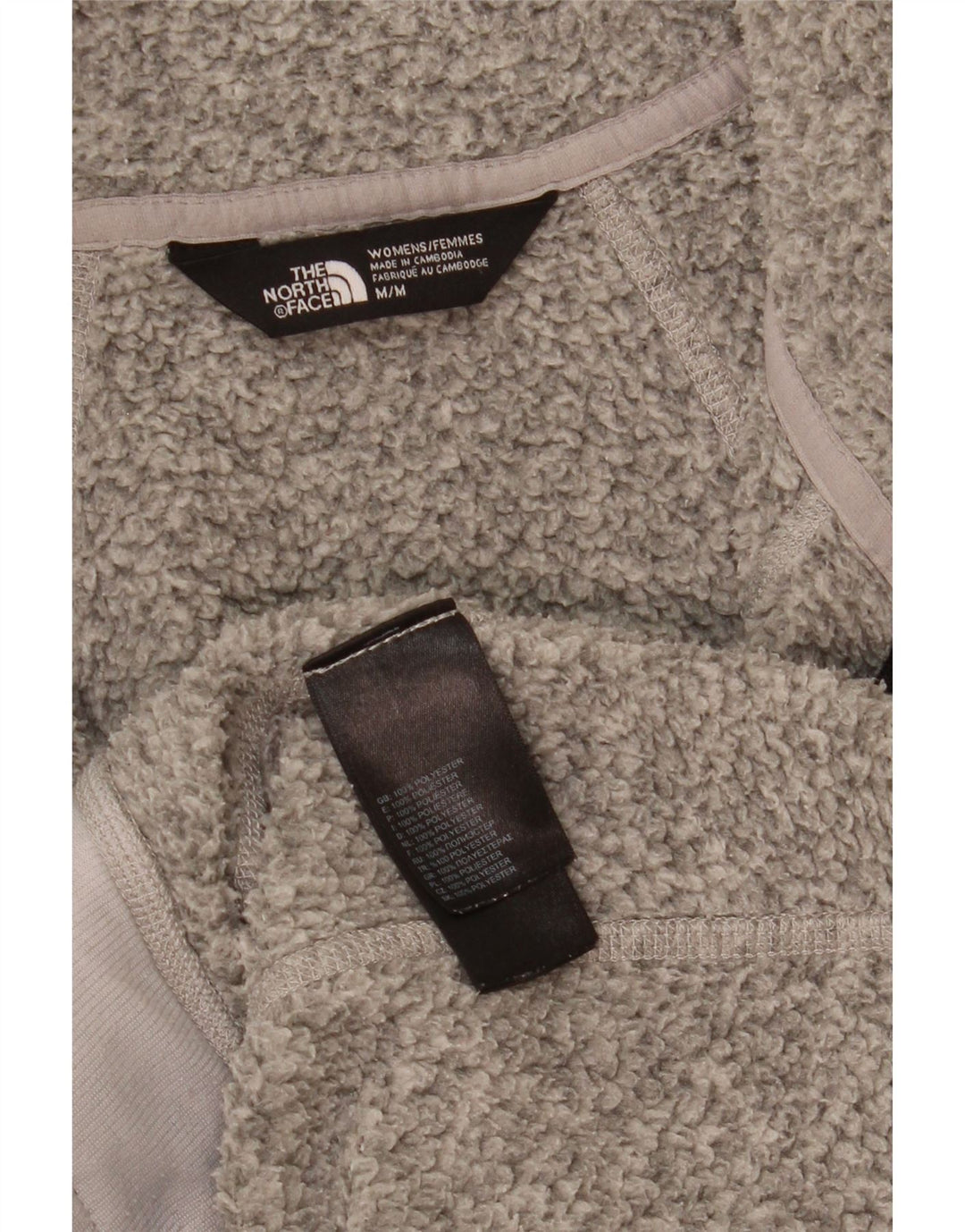 The North Face Damen-Trainingsanzug-Top-Jacke UK 12 Mittelgrau meliert
