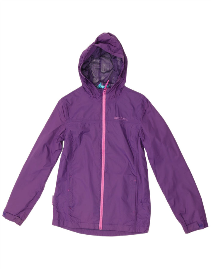 Mountain Warehouse Damen-Regenjacke mit Kapuze, UK 10, Größe S, Lila, Polyester