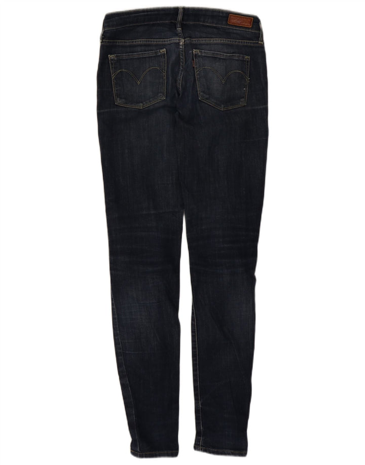 Levi's Damen Skinny Jeans W28 L34 Marineblaue Baumwolle