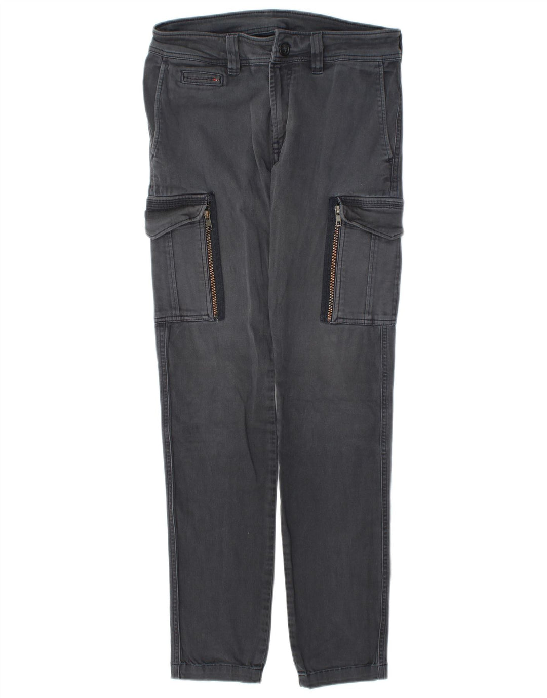 Diesel Herren Jogger Cargohose W29 L31 Graue Baumwolle