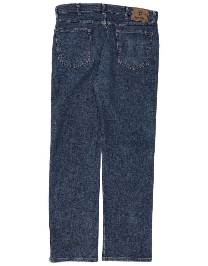 Wrangler Herren-Jeans mit normaler Passform, gerade Passform, W36, L32, blaue Baumwolle