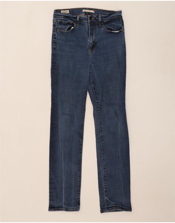 Levi's Damen 724 High Rise Straight Jeans W29 L32 Blaue Baumwolle