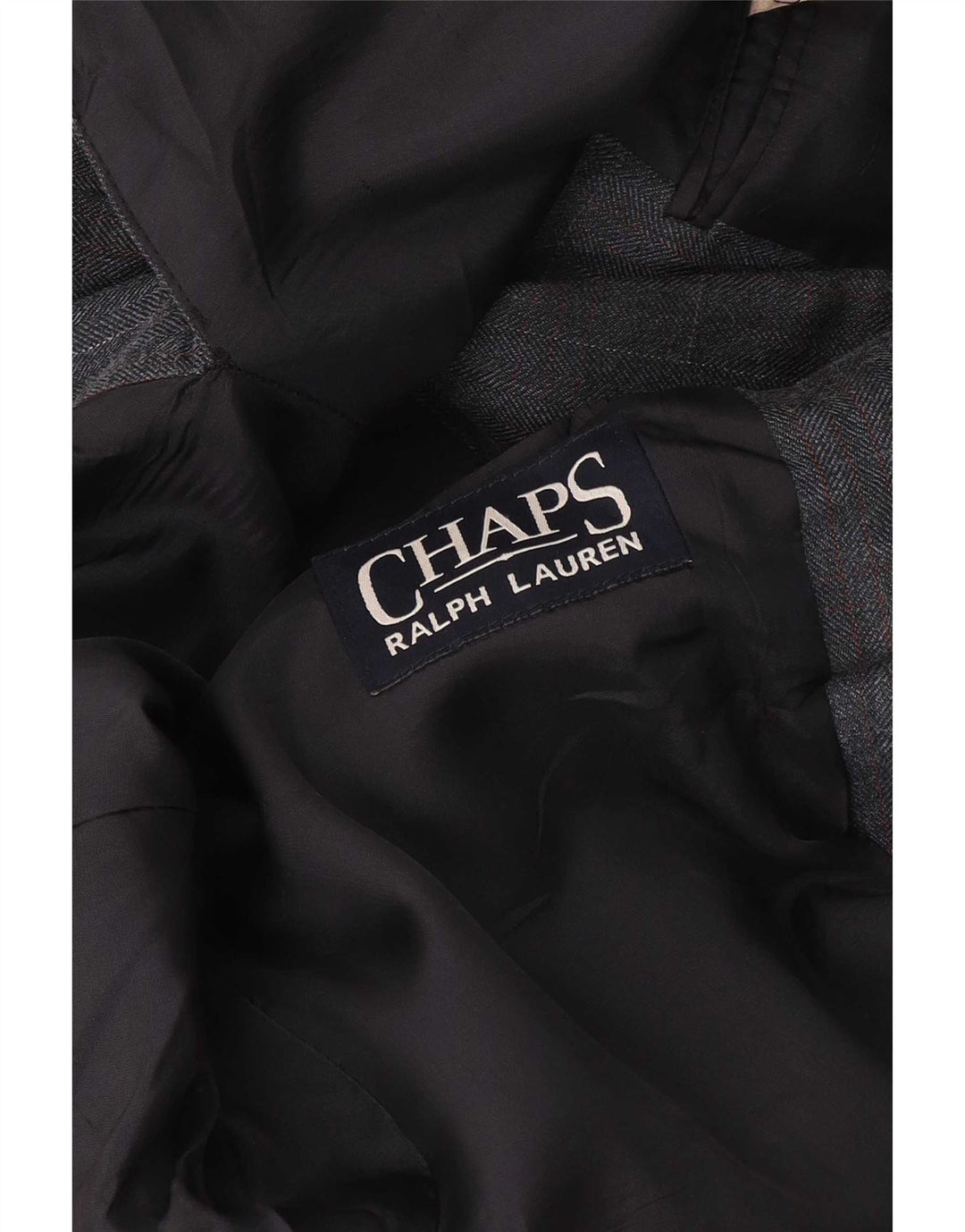 Chaps Herren-Blazer mit 2 Knöpfen, UK 42, XL, Marineblau kariert