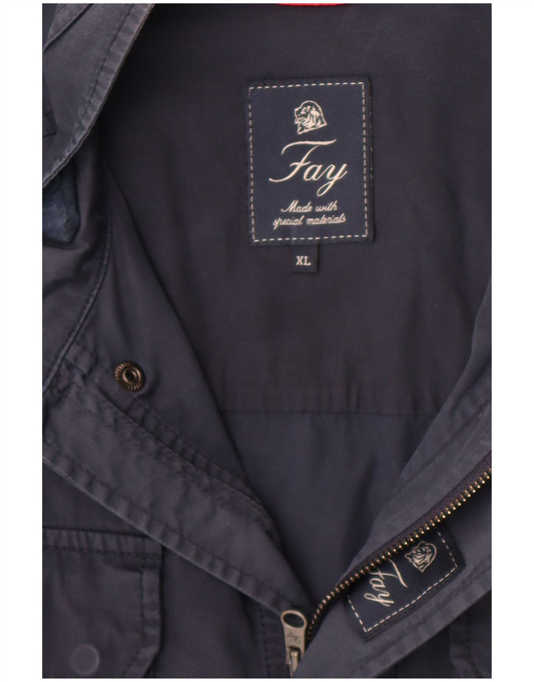 Fay Herren-Utility-Jacke UK 42 XL Marineblau
