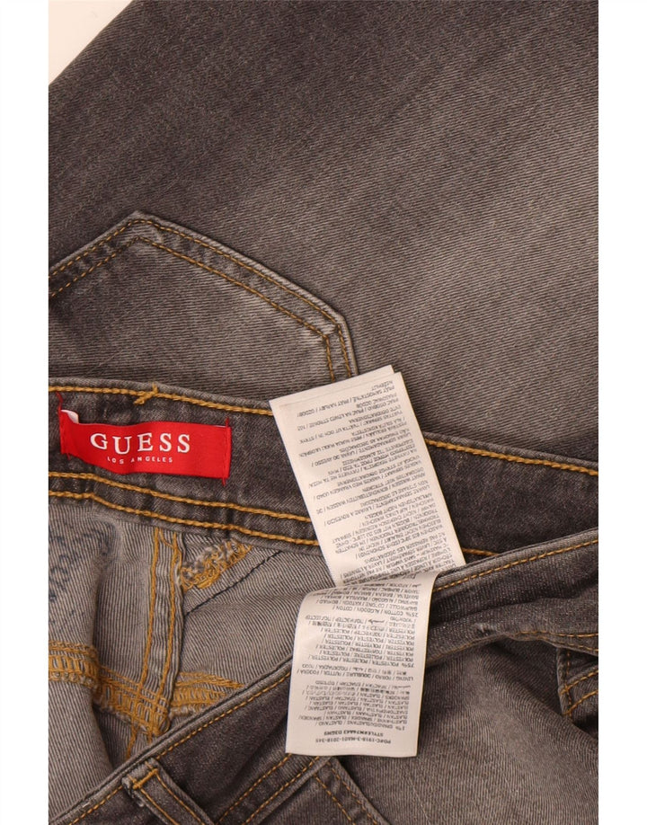 Guess Herren Slim Jeans W33 L32 Graue Baumwolle