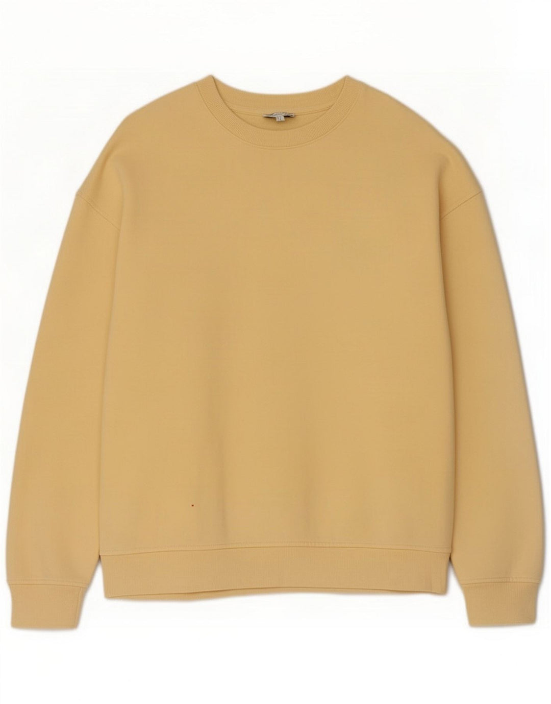 Reiss Herren-Sweatshirt-Pullover, Mittelgelbe Baumwolle