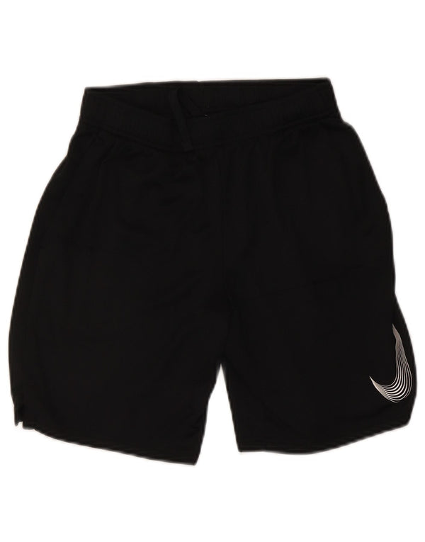 Nike Dri Fit Grafik-Sportshorts für Jungen, 12–13 Jahre, Größe L, Schwarz, Polyester