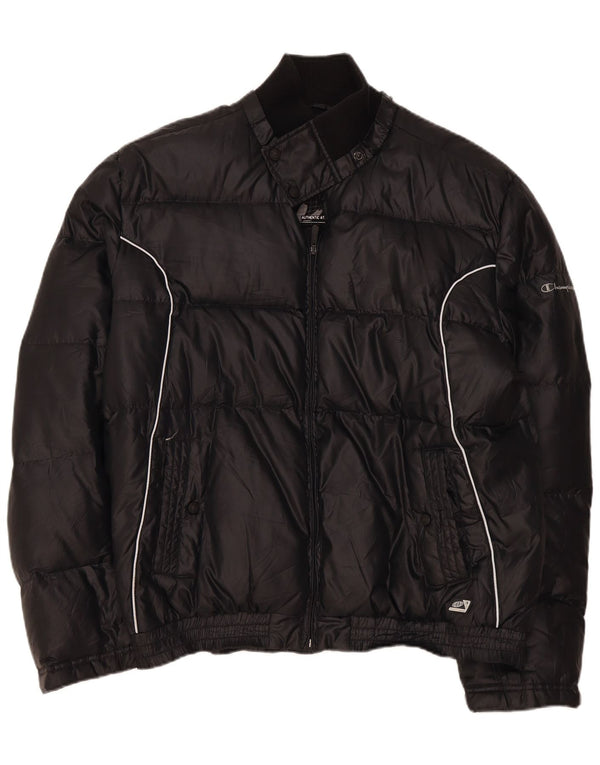 Champion Herren Wattierte Jacke UK 44 2XL Schwarz Polyester