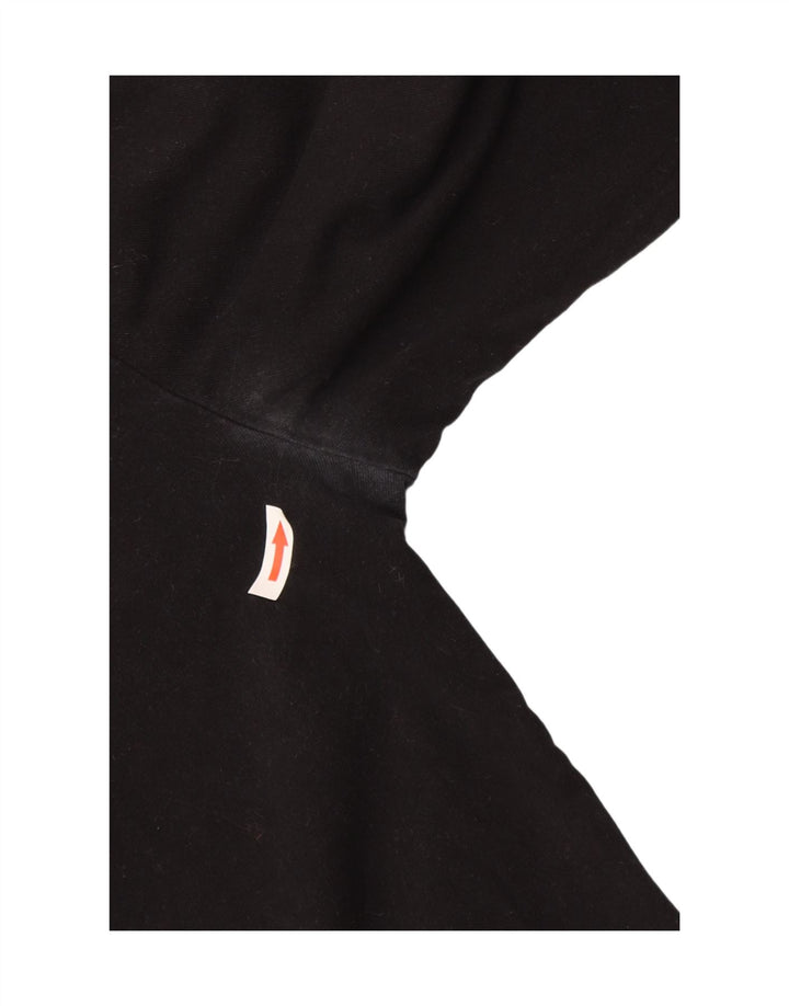 Hugo Boss Herren-Top, langärmelig, mittelschwarz, Baumwolle