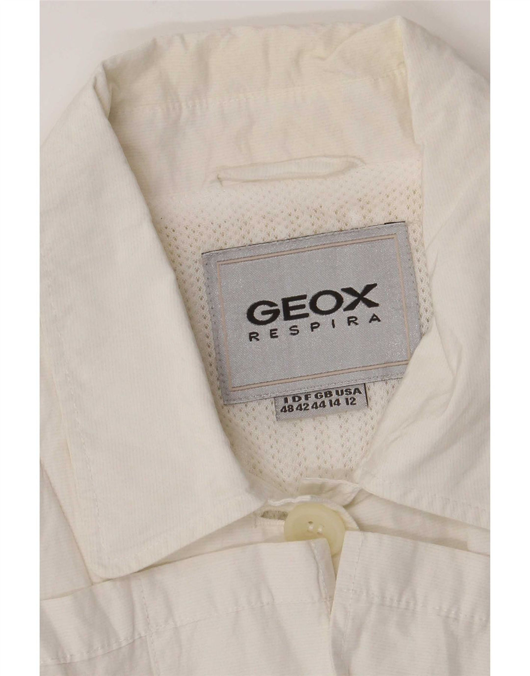 Geox Damen Utility-Jacke UK 14 Large Weiß