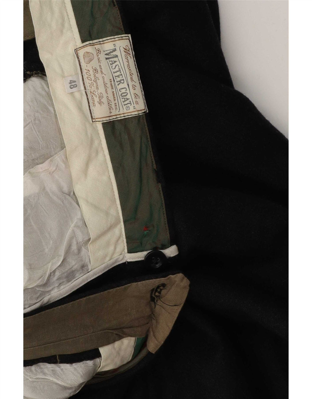 Master Coat Herren-Anzughose mit Pegged-Anzug, Größe 48, mittelgroß, W32, L29, graue Wolle