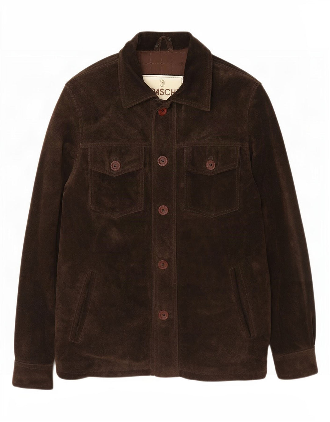 Braschi Herren Wildlederjacke UK 40 Large Braun