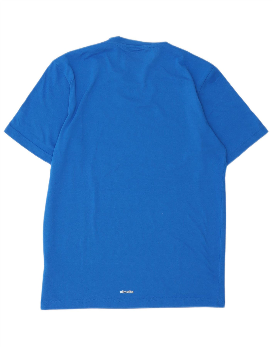Adidas Herren Climalite T-Shirt Top Small Blau Polyester