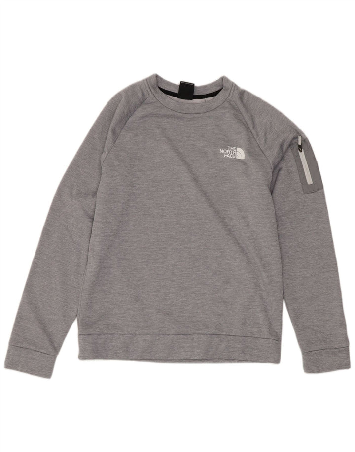 The North Face Jungen-Sweatshirt, Pullover, 14–15 Jahre, XL, grau, Polyester