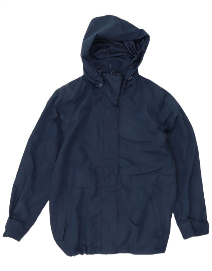 Mountain Warehouse Damen-Regenjacke mit Kapuze, Gr. 10, Marineblau