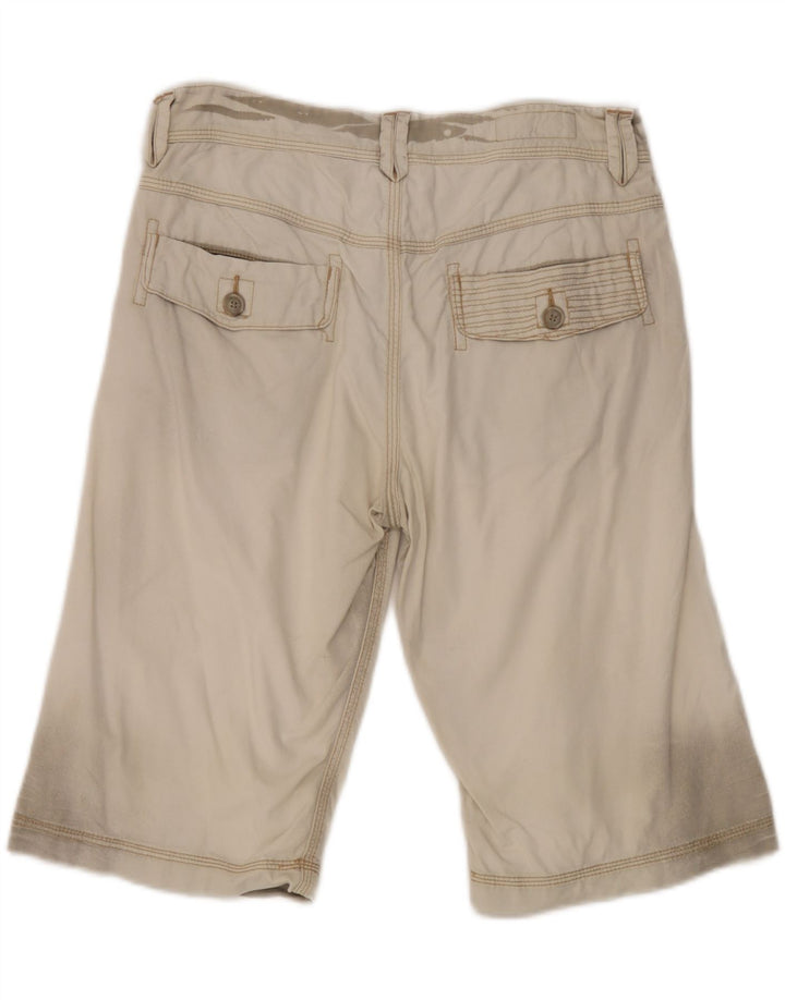 Marlboro Classics Herren-Bermudashorts W31 Mittelbeige Baumwolle