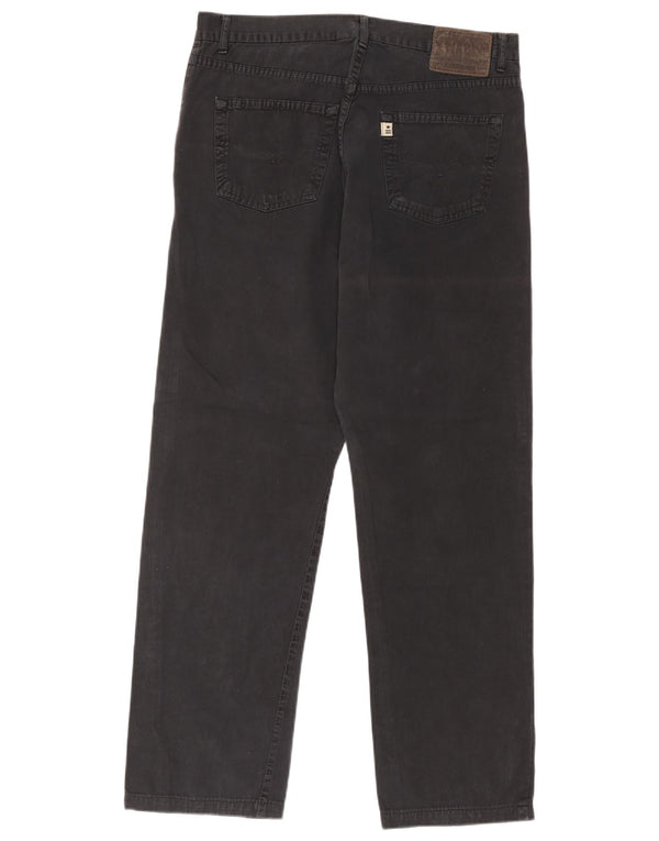 Uniform Herren Straight Jeans W36 L30 Schwarze Baumwolle