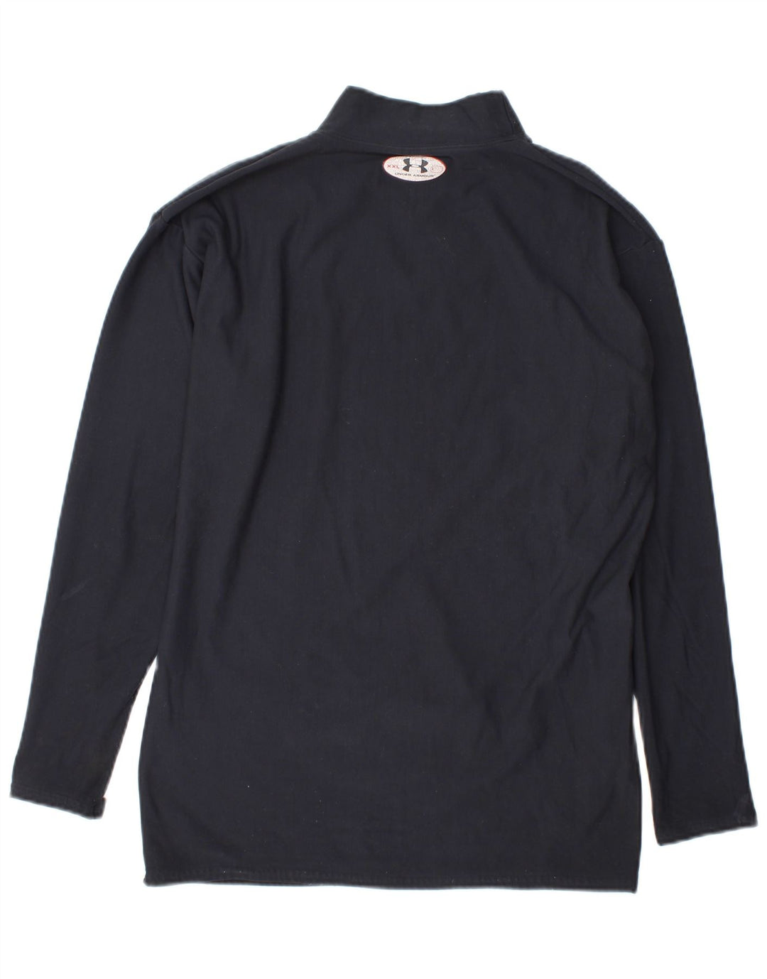 Under Armour Herren-Oberteil mit langen Ärmeln, groß, marineblaues Nylon