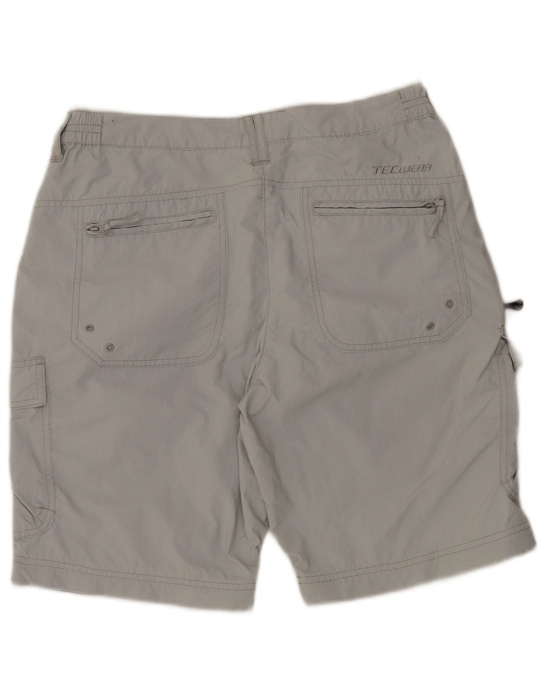 RODEO Womens Cargo Shorts UK 16 Large W34  Grey Nylon