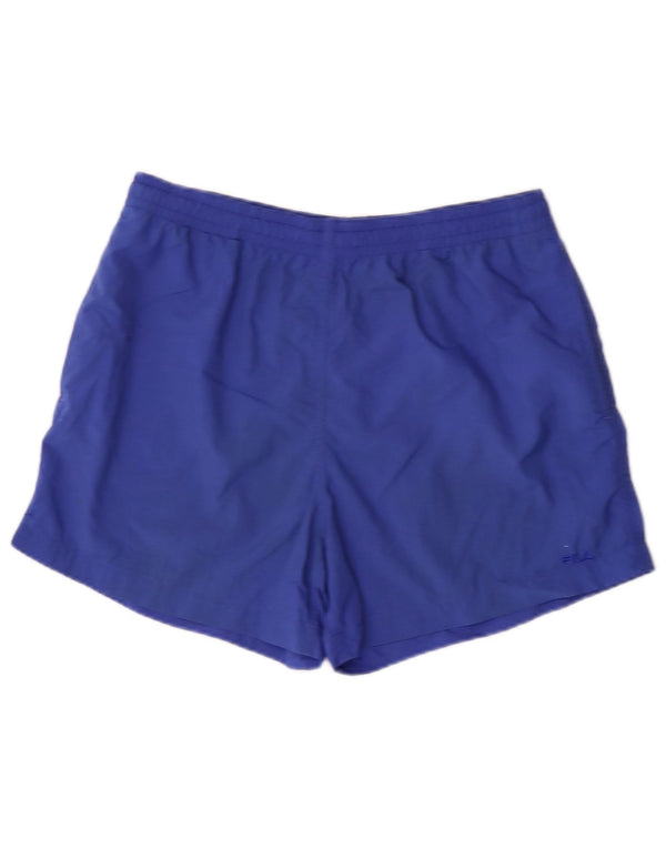 FILA Herren Sportshorts IT 50 Large Blau Polyamid