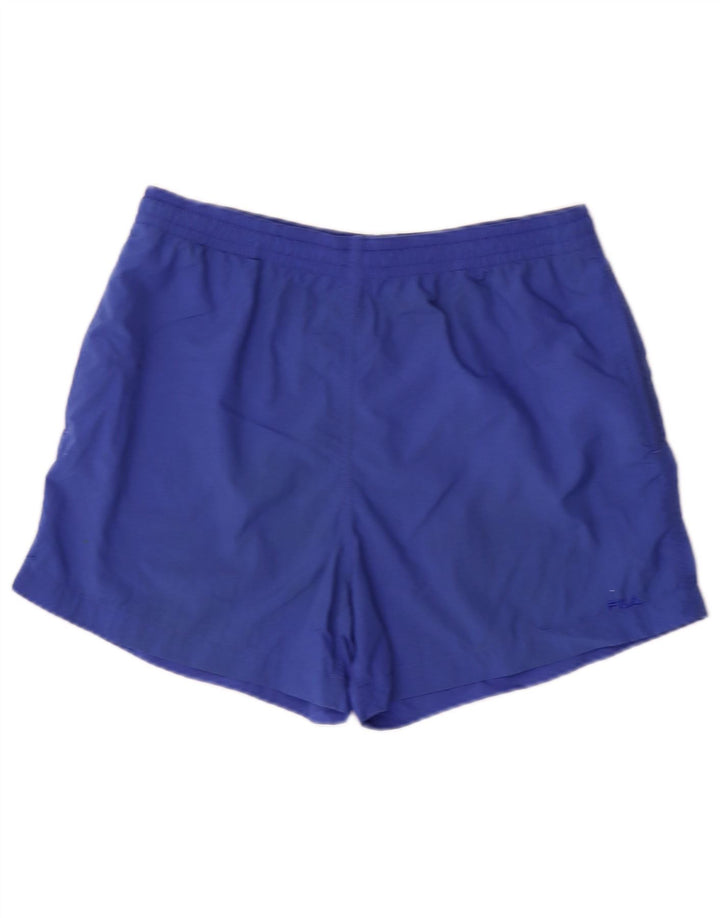 FILA Herren Sportshorts IT 50 Large Blau Polyamid