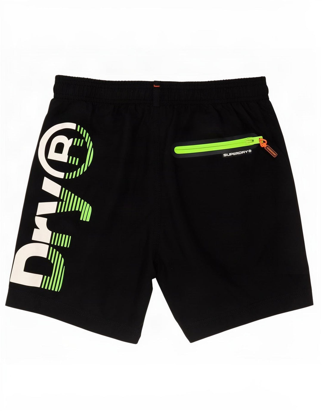 Superdry Herren Badeshorts mit Grafik, Größe S, Schwarz, Polyester