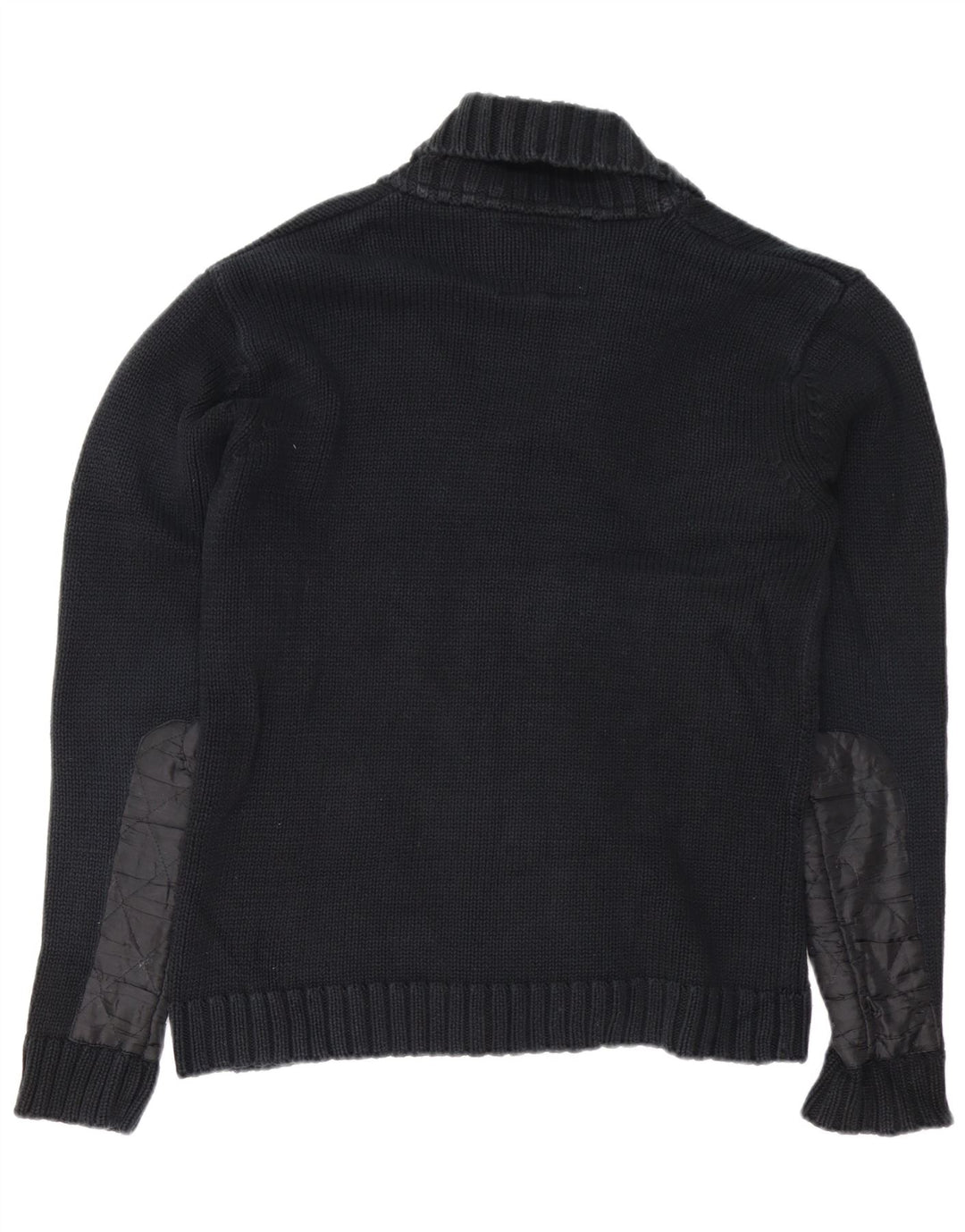 JACK & JONES Herren-Strickjacke, groß, schwarze Baumwolle