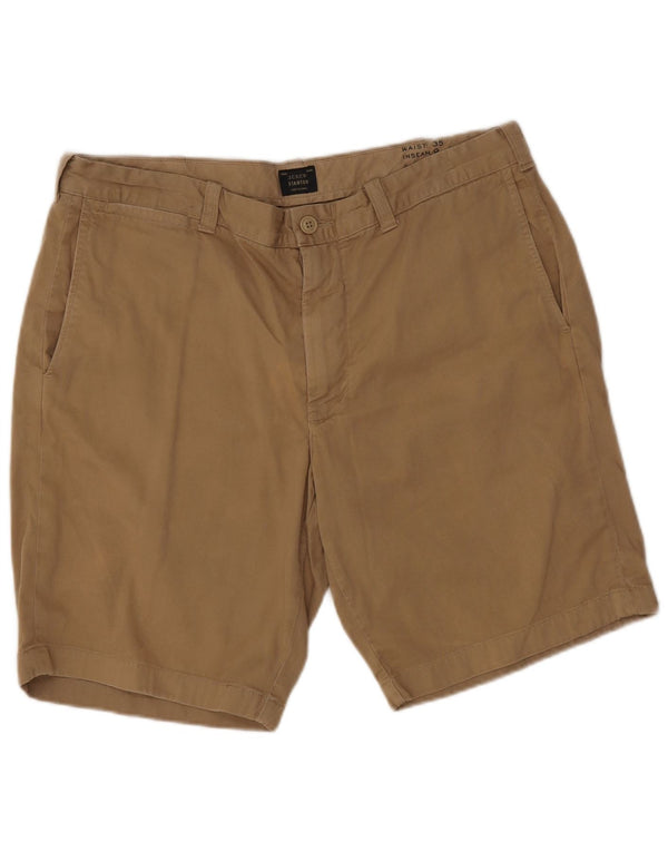 J. Crew Herren Stanton Chino Shorts W35 Large Beige Baumwolle