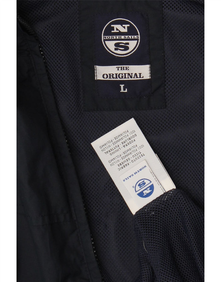 North Sails Herren Bomberjacke UK 40 Large Marineblau Polyamid