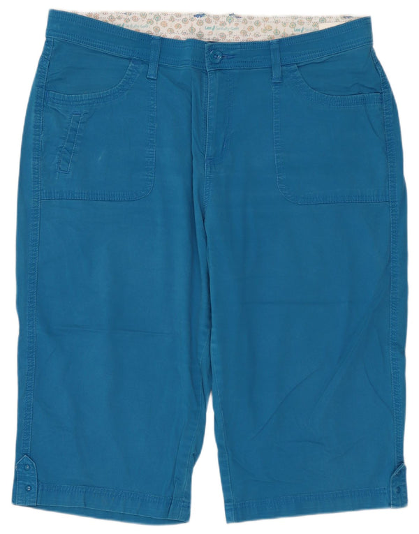 LEE Damen Bermudashorts US 16 2XL W36 Blaue Baumwolle