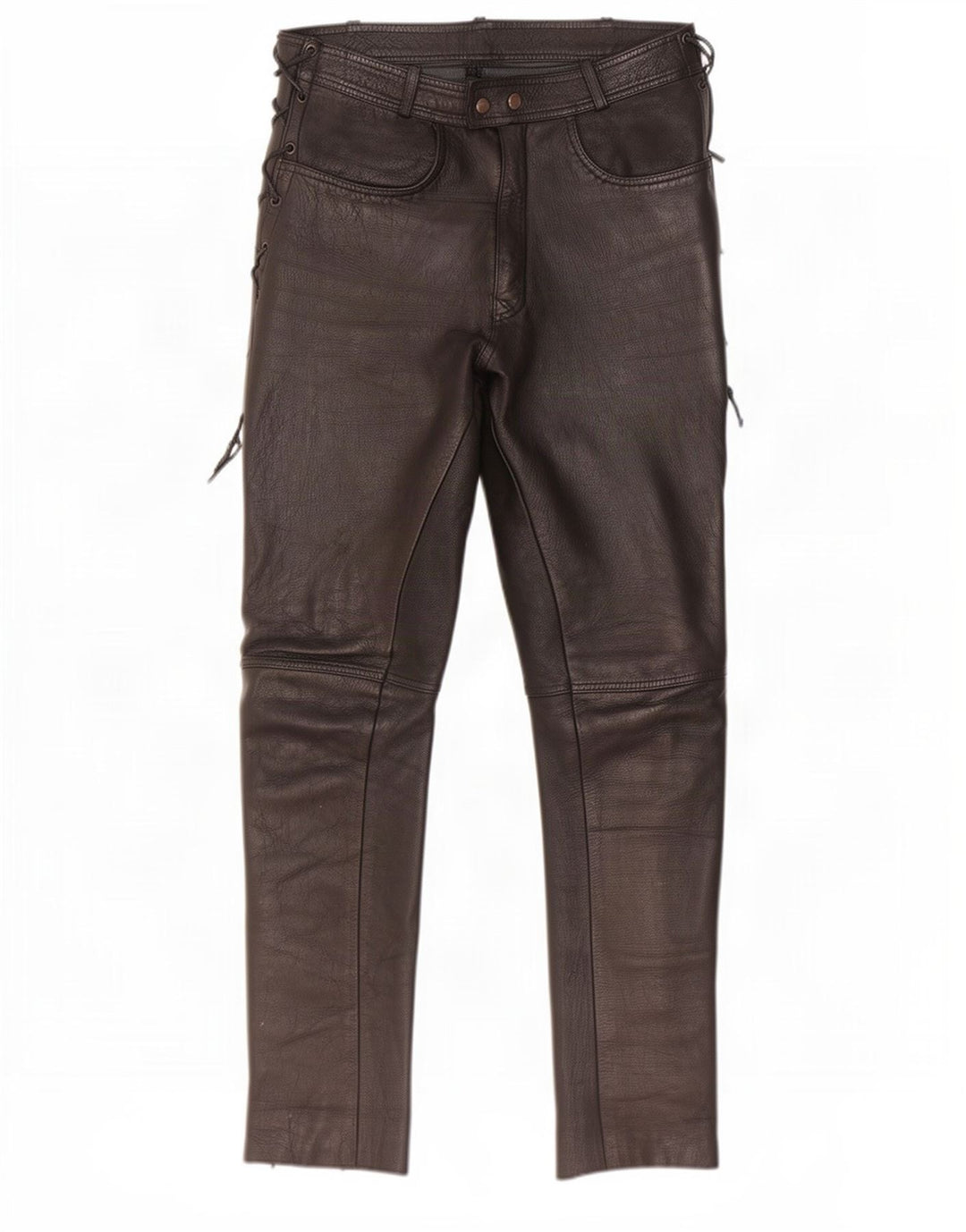 Modeka Herren Slim Lederhose XL W34 L33 Schwarz