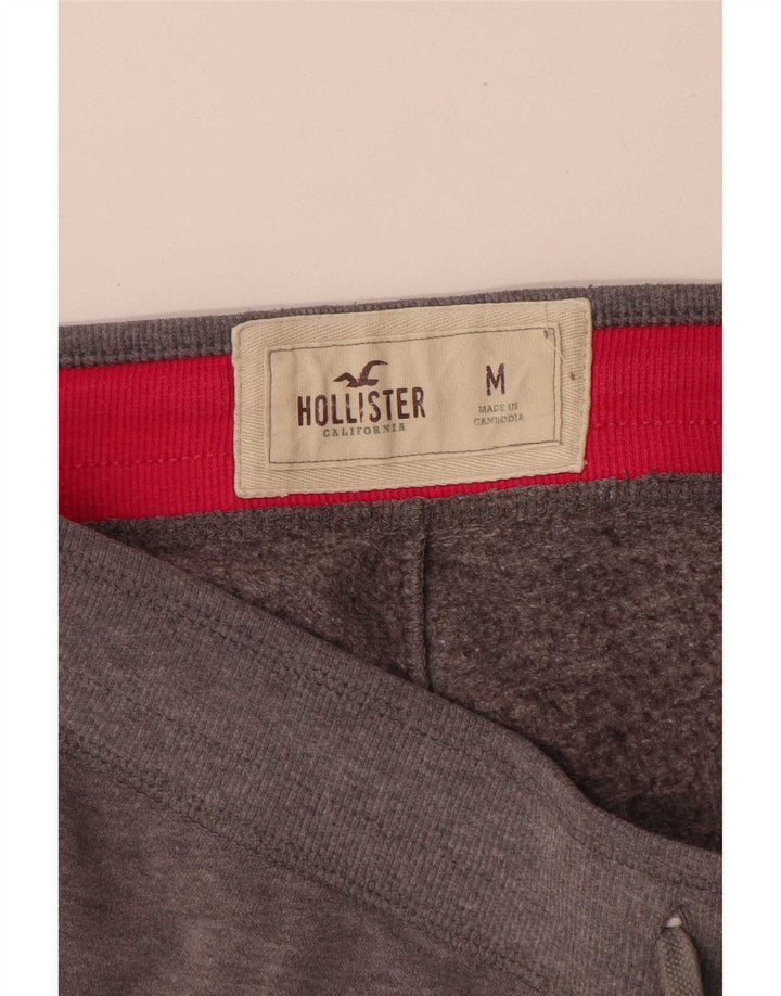 Hollister Damen-Trainingshose mit Grafik, UK 14, Mittelgrau
